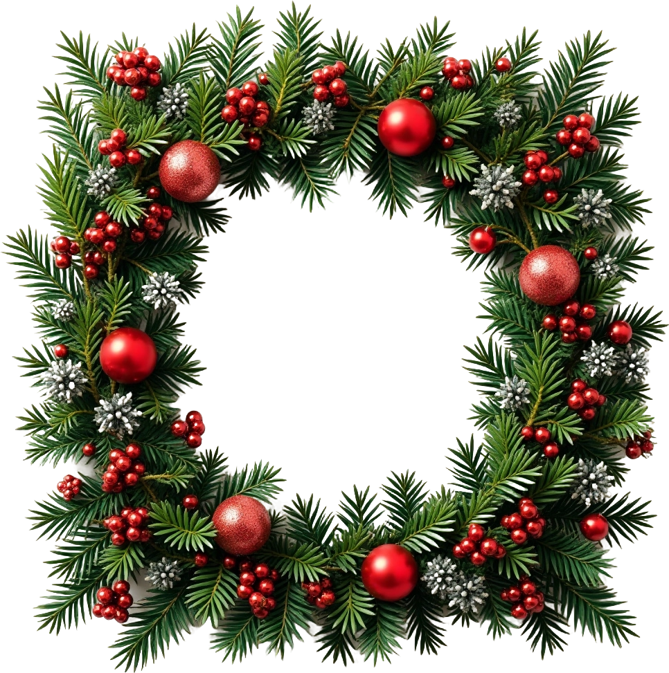 Festive Christmas Wreath